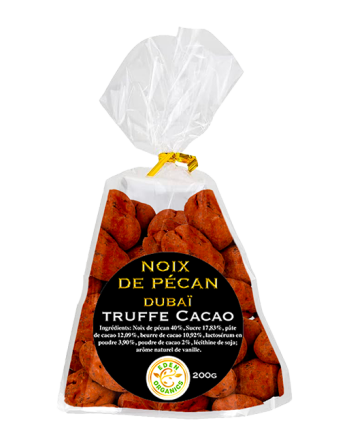 NOIX DE PÉCAN DE DUBAÏ 200G - TRUFFE CACAO – X6