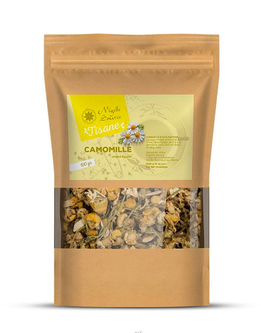 TISANE CAMOMILLE MATRICAIRE 100g BIO X3