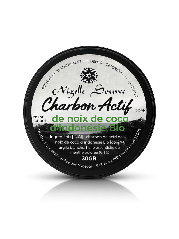 CHARBON ACTIF DE DE NOIX DE COCO BIO X3 CHARBON ACTIF DE DE NOIX DE COCO BIO X3