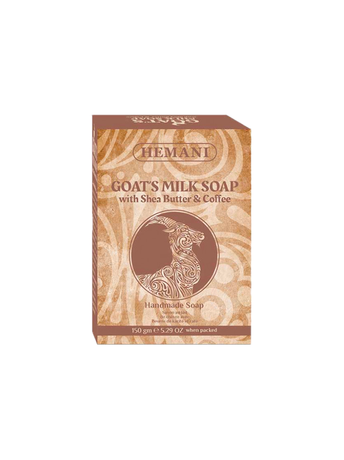 SAVON AU LAIT DE CHÈVRE, BEURRE DE KARITÉ ET CAFÉ (150G) X6 SAVON AU LAIT DE CHÈVRE, BEURRE DE KARITÉ ET CAFÉ (150G) X6