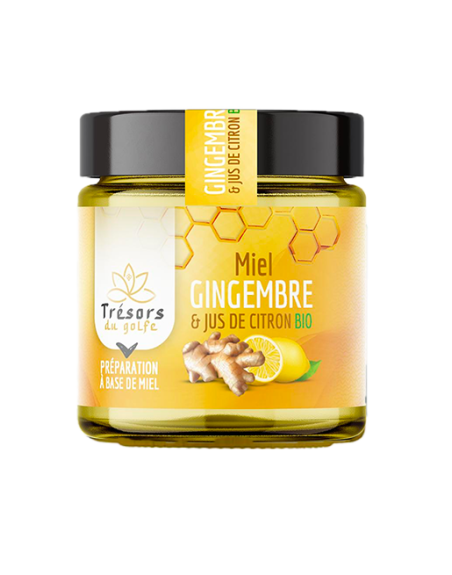 MIEL GINGEMBRE & JUS DE CITRON BIO 250G X3