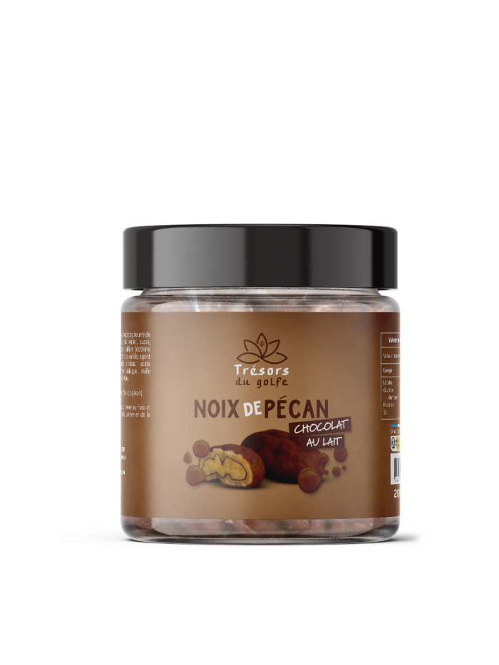 Noix de Pécan Enrobées de DUBAÏ – Chocolat au Lait X2