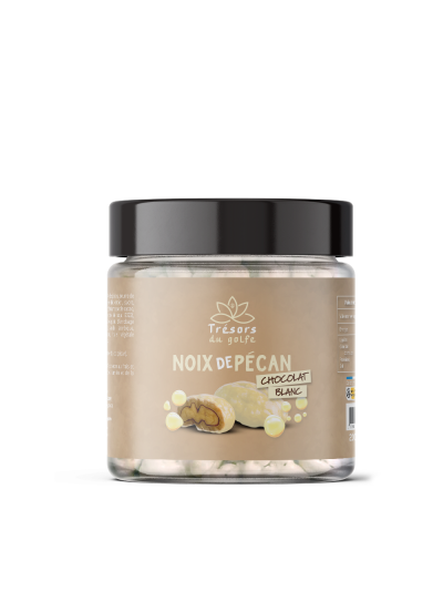 Noix de Pécan Enrobées de DUBAÏ – Chocolat Blanc X3