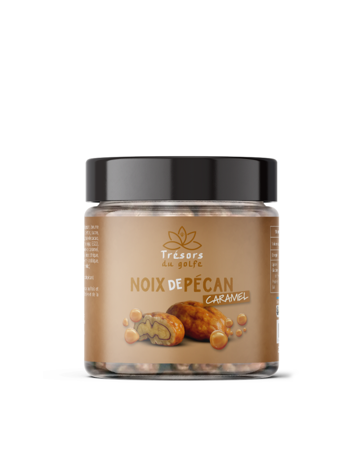 Noix de Pécan Enrobées de DUBAÏ – Chocolat Caramel X3