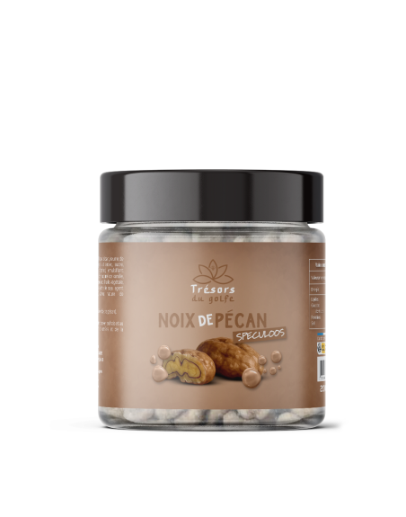 Noix de Pécan Enrobées de DUBAÏ – Lotus Spéculoos X3