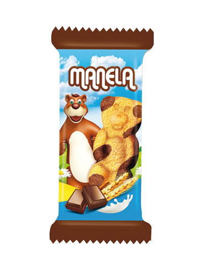 Gâteau vanille-chocolat ourson - 50g X 144 unités