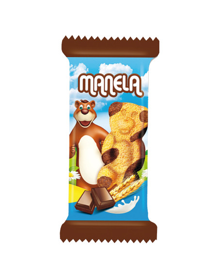 Gâteau vanille-chocolat ourson - 50g X 144 unités