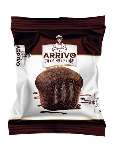 Gâteau tout chocolat insert chocolat - 50g X 144 unités