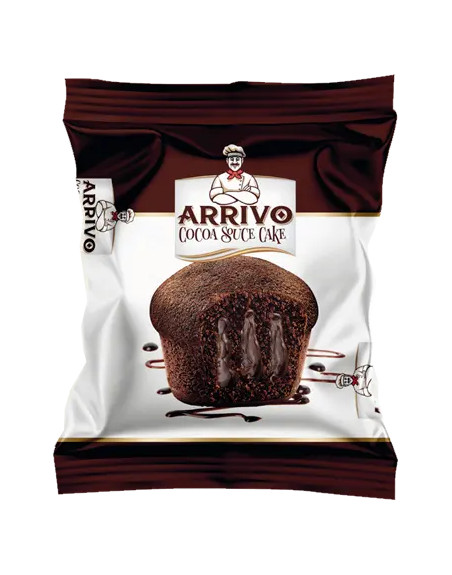 Gâteau tout chocolat insert chocolat - 50g X 144 unités