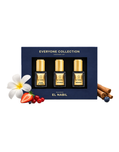 Coffret Découverte Parfum Roll On Unisexe (3x5ml) X5