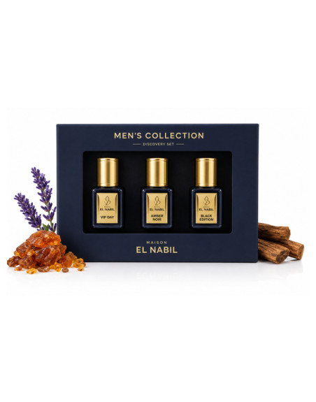 Coffret Découverte Parfum Roll On Men Collection (3x5ml) X5